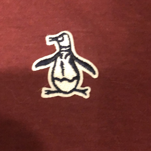 ORIGINAL PENGUIN Tawny Port Women’s Tipped Original Polo Shirt Sz XL - Picture 9 of 14